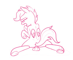Size: 814x673 | Tagged: explicit, artist:drake, scootaloo, dildo, dildo sitting, eyes closed, female, filly, foal, foalcon, g4, imported from derpibooru, insertion, lineart, moaning, moaning in pleasure, monochrome, pegasus, pony, raised tail, rear view, sex toy, simple background, solo, solo female, spread legs, spreading, tail, underhoof, vaginal insertion, vaginal secretions, white background