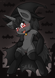 Size: 800x1131 | Tagged: explicit, artist:vavacung, oc, oc:senus, anthro, blushing, breasts, delicious flat chest, female, foalcon, imported from derpibooru, nipples, nudity, oc only, solo, solo female, unicorn, vulva