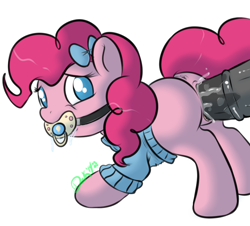 Size: 752x679 | Tagged: explicit, artist:lildooks, pinkie pie, babycon, dummy, female, foalcon, g4, imported from derpibooru, looking at you, male, nudity, pacifier, pacifier gag, penetration, penis, straight, toddler, vaginal, vaginal secretions, younger
