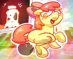Size: 1000x800 | Tagged: explicit, artist:pokehidden, apple bloom, blushing, cum, female, foalcon, g4, imported from derpibooru, internal, male, nudity, penis, sex, straight