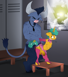 Size: 4380x4920 | Tagged: explicit, artist:v-d-k, anal, anthro, balls, cheerleader, crossdressing, duo, femboy, foalcon, g4, gay, imported from derpibooru, iron will, jk, male, male cheerleader, nipple piercing, nipples, nudity, penetration, penis, piercing, sissy, snails