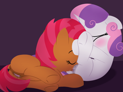 Size: 2400x1800 | Tagged: explicit, artist:dtcx97, babs seed, sweetie belle, anatomically correct, anus, blank flank, blushing, butt, clitoris, cunnilingus, dock, duo, duo female, earth pony, eyes closed, female, filly, foal, foalcon, g4, heart clitoris, horn, imported from derpibooru, lesbian, nudity, oral, plot, ponut, pony, sex, ship:babsbelle, shipping, underhoof, unicorn, vaginal secretions, vulva, vulvar winking