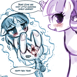 Size: 500x500 | Tagged: explicit, artist:lumineko, shining armor, 30 minute art challenge, anus, balls, colt, colt shining armor, crossdressing, foal, foalcon, g4, imported from derpibooru, incest, male, new years eve, nudity, penis, shining armor has a tiny dick, sissy, small penis, twilight velvet, younger