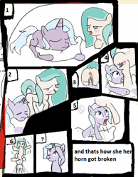 Size: 419x540 | Tagged: explicit, artist:woox, oc, oc:disastral, oc:floe, anus, broken horn, comic, comic for ants, female, filly, flockmod, foal, foalcon, horn, horn penetration, horny, imported from derpibooru, nudity, oc only, pony, sex, sleeping, source needed, vulva