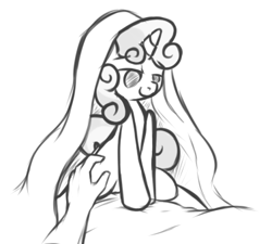 Size: 377x340 | Tagged: explicit, artist:mostazathy, sweetie belle, cowgirl position, foalcon, g4, human, human male, human male on filly, human on pony action, imported from derpibooru, male, monochrome, pony, sex, straight