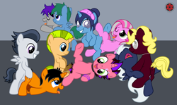 Size: 3253x1941 | Tagged: explicit, artist:sasukex125, oc, oc:dazzle dust, oc:rapture, oc:sabre sparkblaze, oc:serenity, oc:show stopper, oc:starshadow, against wall, ahegao, anal, anus, ass up, balls, canon x oc, clopfic in description, colt, colt on colt, colt on filly, cowgirl position, doggy style, face down ass up, female, filly, filly on filly, foal, foal orgy, foalcon, g4, gay, group sex, horsecock, imported from derpibooru, lesbian, male, nudity, oc x oc, one eye closed, open mouth, orgy, penetration, penis, ponut, pony, pony on pony action, presenting, reverse foalcon, rumble, sex, straight, tongue out, tribadism, vaginal secretions