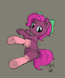 Size: 500x604 | Tagged: explicit, artist:doe-shmo, oc, oc:sparkle star, anatomically correct, anus, bedroom eyes, bow, clitoris, clothes, female, filly, foal, foalcon, hair bow, imported from derpibooru, looking at you, looking back, looking back at you, nudity, oc only, ponut, presenting, presenting anus, presenting pussy, puckered asshole, raised tail, socks, solo, solo female, tail, tail aside, underhoof, vulva, vulvar winking