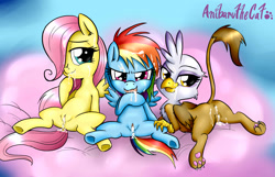 Size: 1838x1181 | Tagged: explicit, artist:anibaruthecat, fluttershy, rainbow dash, aftersex, anal creampie, anus, butt, creampie, cum, cum in mouth, cute, cute porn, dashabetes, facial, female, females only, filly, filly rainbow dash, foal, foalcon, g4, genitals, gilda, gildadorable, goal, griffon, imported from derpibooru, nudity, oral, oral creampie, paw pads, paws, pegasus, plot, pony, sex, shyabetes, smiling, spread legs, underhoof, underpaw, vulva, younger