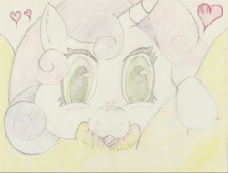 Size: 2564x1950 | Tagged: explicit, artist:remareshadows, fluttershy, sweetie belle, female, foalcon, g4, imported from derpibooru, lesbian, mare on filly, molestation, ship:flutterbelle, shipping, somnophilia, traditional art