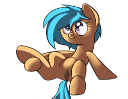 Size: 1882x1459 | Tagged: explicit, artist:getanadult, oc, oc:little league, anatomically correct, anus, dark genitals, female, filly, foal, foalcon, imported from derpibooru, nudity, oc only, ponut, solo, solo female, spread legs, spreading, vulva