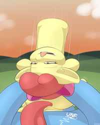 Size: 1200x1500 | Tagged: explicit, artist:lamia, apple bloom, abdominal bulge, ahegao, anatomically incorrect, anus, big penis, foalcon, futa, futa on female, futa pov, futa trixie, g4, imported from derpibooru, impossible fit, impossibly large penis, intersex, lamia did it again, living cock sleeve, mind break, nudity, offscreen character, penis, pov, reverse cowgirl, sex, trixie, trixiebloom, vaginal, wat, who needs organs?