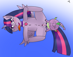 Size: 5000x3900 | Tagged: explicit, artist:void236, spike, twilight sparkle, absurd resolution, ahegao, alicorn, blushing, eyes closed, female, foalcon, g4, imported from derpibooru, male, mare, nudity, penis, pony, sex, ship:twispike, shipping, spread legs, straight, tongue out, vaginal
