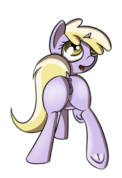 Size: 914x1328 | Tagged: explicit, artist:getanadult, anus, clitoris, dinky hooves, female, filly, foal, foalcon, g4, hoof fetish, imported from derpibooru, looking at you, looking back, nudity, ponut, pony, presenting, solo, solo female, underhoof, unicorn, vulva