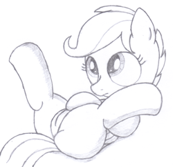 Size: 1668x1614 | Tagged: explicit, artist:an-tonio, scootaloo, female, foalcon, g4, imported from derpibooru, monochrome, nudity, solo, solo female, traditional art, vulva