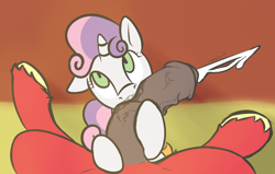 Size: 1905x1209 | Tagged: explicit, artist:mostazathy, sweetie belle, big macintosh, blowjob, cock worship, cum, cumming, dead source, drool, earth pony, female, floppy ears, foalcon, g4, head tilt, imported from derpibooru, looking at you, male, male pov, nudity, offscreen character, on back, oral, penis, pony, pov, sex, ship:sweetiemac, shipping, spread legs, spreading, stallion, straight
