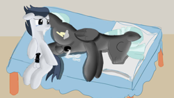 Size: 1280x720 | Tagged: explicit, artist:jbond, aftersex, age difference, bed, bedroom eyes, blowjob, brother, brothers, colt, crying, cum, cum in mouth, duo, foal, foalcon, g4, gay, imported from derpibooru, incest, male, nudity, on bed, oral, pegasus, penis, pillow, pony, rumble, sex, sheath, ship:rumblelane, sibling incest, siblings, sleeping, small penis, stallion, stallion on colt, thunderlane