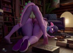 Size: 1920x1400 | Tagged: explicit, artist:hooves-art, spike, twilight sparkle, 3d, age difference, all fours, animated, anthro, blender, bottomless, butt, clothed female nude male, clothes, face down ass up, female, g4, huge butt, imported from twibooru, large butt, larger female, male, partial nudity, penetration, plap, sex, shipping, shoes, shotacon, size difference, skirt, skirt flip, sound, straight, straight shota, stupid sexy twilight, thighs, thunder thighs, twispike, underage, uniform, upskirt, upskirt sex, vaginal