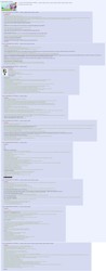 Size: 1755x4465 | Tagged: questionable, diamond tiara, oc, oc:anon, /mlp/, 4chan, 4chan screencap, cheerilee, dragon ball, dragon ball z, foalcon, g gundam, g4, greentext, gundam, imported from derpibooru, no pony, parody, spaghetti, tengen toppa gurren lagann, text, text only, wat
