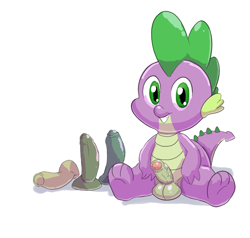 Size: 920x876 | Tagged: explicit, artist:nokemop, spike, dildo, dragon, foalcon, g4, imported from derpibooru, male, nudity, penis, sex toy, solo, solo male, vein, veiny cock