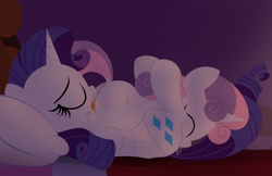 Size: 3400x2200 | Tagged: explicit, artist:dtcx97, rarity, sweetie belle, 69 position, age difference, anus, bed, belle sisters, blank flank, cunnilingus, drool, duo, duo female, eyes closed, female, filly, foal, foalcon, g4, high res, horn, imported from derpibooru, incest, legs in air, lesbian, licking, lying down, mare, mare on filly, nudity, on back, open mouth, oral, ponut, pony, raricest, sex, ship:raribelle, shipping, siblings, sisters, tongue out, unicorn, vaginal secretions, vulva