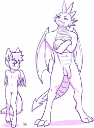 Size: 1924x2605 | Tagged: explicit, artist:aogami, scootaloo, spike, anthro, dragon, female, human penis, imported from twibooru, lolicon, male, nipples, nudity, older, older spike, pegasus, penis, scootaspike, shipping, straight, underage, unguligrade anthro, vulva