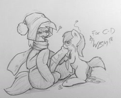 Size: 1429x1152 | Tagged: explicit, artist:the-wag, oc, oc:malin, oc:sonja, balls, blowjob, blushing, creampie, cum, facial, female, filly, floating heart, foal, foalcon, futa, futa oc, futa on female, futa on filly, genitals, heart, horsecock, imported from derpibooru, incest, intersex, lineart, monochrome, nudity, oc only, oral, penis, pony, sex, signature, text, traditional art, vaginal creampie, vaginal secretions, vulva