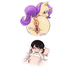 Size: 2237x2092 | Tagged: explicit, artist:xep, anus, banned from derpibooru, clitoris, cum, cumming, female, human, imported from twibooru, male, mare, nudity, pony, shotacon, underage, unicorn, vaginal secretions, vulva