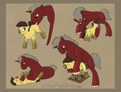Size: 2500x1905 | Tagged: explicit, artist:clippypony, oc, oc:clippy, oc:risky lottery, asphyxiation, blowjob, bondage, bondage furniture, breathplay, choking, comic, crying, cunnilingus, earth pony, female, filly, foal, foalcon, gag, imported from derpibooru, male, maledom, nudity, oc only, oral, penetration, penis, pony, rope gag, sex, size difference, spreader bar, stallion, stallion on filly, straight, unicorn, vaginal, vulva