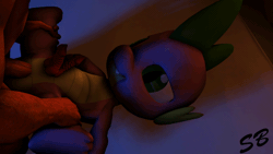 Size: 640x360 | Tagged: explicit, artist:sb3d, spike, 3d, anal, animated, anus, dragon, foalcon, g4, gay, hemipenis, human, human on dragon action, imported from derpibooru, interspecies, male, multidick, nudity, penis, source filmmaker
