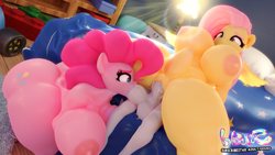 Size: 1920x1080 | Tagged: explicit, artist:snuddy, fluttershy, pinkie pie, 3d, abdominal bulge, age difference, anthro, areola, ass, ball sucking, balloonbutt, balls, balls fetish, banned from derpibooru, bed, bedroom, bedroom eyes, big balls, big breasts, big penis, blender, blushing, breasts, busty fluttershy, busty pinkie pie, butt, cutie mark, earth pony, eyebrows, faceful of ass, feet, female, fetish, floating wings, group sex, huge balls, huge breasts, huge penis, imported from twibooru, impossibly large balls, impossibly large penis, kissing, kneeling, lamp, large butt, looking down, male, nipples, no tail, nudity, on top, oral, pegasus, penetration, penis, pillow, plantigrade anthro, reverse cowgirl, rumble, rumblepie, rumbleshy, sex, shipping, shotacon, size difference, spread legs, spreading, straight, straight shota, the ass was fat, threesome, tricycle, trio, underage, vaginal, vulva, wings
