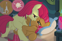 Size: 1800x1200 | Tagged: explicit, artist:facelessjr, apple bloom, babs seed, afterglow, aftersex, an egg being attacked by sperm, anatomically correct, anus, applecest, balls, bedroom eyes, blushing, clitoris, clopfic linked in description, cousins, creampie, cum, cumming, defloration, derpibooru exclusive, dock, dripping cum, duo, earth pony, female, filly, foal, foalcon, futa, futa apple bloom, futa on female, g4, hands free, horsecock, imported from derpibooru, impregnation, incest, intersex, kiss on the lips, kissing, looking at each other, missionary position, nudity, orgasm, penis, ponut, pony, potion, puckered asshole, raised leg, reasonably sized genitals, sex, ship:appleseed, shipping, show accurate, show accurate porn, simultaneous orgasm, story included, sweat, taint, this will end in pregnancy, vaginal, vaginal creampie, vaginal orgasm, virgin, vulva, vulvar winking, x-ray