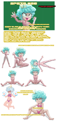 Size: 1440x2888 | Tagged: suggestive, artist:gbgmedia, ai assisted, ai content, ai generated, barely legal, bikini, body painting, clothes, cozy glow, equestria girls, evil cozy glow, evil loli, evil teenager, female, imported from twibooru, lolicon, nudity, safely nude, spongebob squarepants, succubus, swimsuit, teenager, underage