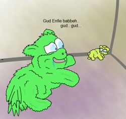 Size: 480x452 | Tagged: explicit, grimdark, artist:big baybeh, balls, crying, drool, fluffy pony, fluffy pony foal, fluffy pony grimdark, foal abuse, foalcon, imminent rape, imported from derpibooru, lovely, nudity