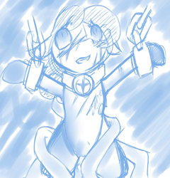 Size: 1229x1280 | Tagged: explicit, artist:florecentmoo, sweetie belle, black and white, bondage, chains, collar, female, foalcon, g4, grayscale, imported from derpibooru, monochrome, tentacle porn, tentacles