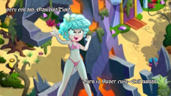 Size: 1280x720 | Tagged: suggestive, artist:charliexe, artist:gbgmedia, series:m7 the series #15 - she turn cute evil, ai edit, antagonist, breasts, child, clothes, cozy glow, cute evil, equestria girls, evil, female, full body edit, g4, imported from twibooru, lolicon, panties, pink underwear, underage, underwear
