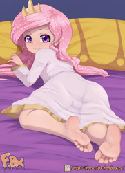Size: 2480x3425 | Tagged: suggestive, artist:focusb, princess celestia, clothes, equestria girls, feet, female, fetish, foot fetish, foot focus, human, human coloration, imported from twibooru, lolicon, soles, toes, underage