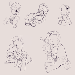 Size: 2614x2625 | Tagged: explicit, artist:a6p, apple bloom, scootaloo, sweetie belle, age difference, anal, anus, big macintosh, brothers, colt, colt on filly, cowgirl position, crotchboobs, cutie mark crusaders, dinky hooves, doggy style, double penetration, earth pony, eyes closed, female, filly, foal, foalcon, from behind, g4, heart, high res, imported from derpibooru, incest, male, multiple penetration, nipples, nudity, on side, pegasus, penetration, penis, ponut, pony, pony on pony action, reasonably sized genitals, rumble, rumbledink, semi-incest, sex, siblings, sleeping, smiling, stallion, stallion on filly, straight, thunderlane, tongue out, unicorn, vaginal, vaginal secretions, zzz