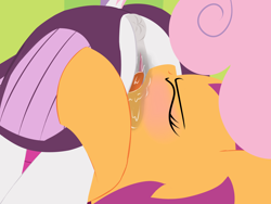 Size: 3200x2400 | Tagged: explicit, artist:dtcx97, scootaloo, sweetie belle, comic:scootaloo & sweetie's night, 69 position, anus, bed, blushing, butt, clothed sex, clothes, cunnilingus, duo, duo female, female, filly, foal, foalcon, g4, high res, imported from derpibooru, lesbian, nudity, oral, pegasus, plot, ponut, pony, sex, ship:scootabelle, shipping, unicorn, vagina