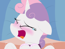 Size: 3200x2400 | Tagged: explicit, artist:dtcx97, sweetie belle, comic:scootaloo & sweetie's night, bed, blushing, comic, female, foalcon, g4, high res, imported from derpibooru, moaning, solo, solo female, tears of joy