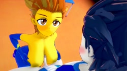 Size: 1920x1080 | Tagged: explicit, artist:hornydogo, 3d, banned from derpibooru, boobjob, breasts, busty spitfire, equestria girls, female, imported from twibooru, koikatsu, male, nudity, penis, rumble, rumblefire, sex, shotacon, spitfire, straight, straight shota, underage
