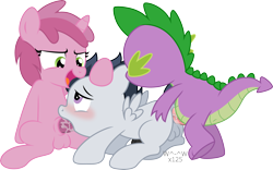 Size: 4633x2892 | Tagged: explicit, artist:sasukex125, spike, anal, anus, balls, bisexual, blowjob, blushing, colt, dead source, dragon, foal, foalcon, futa, futa filly, futa filly on colt, futa filly on male, futa on colt, futa on male, futa ruby pinch, g4, holding head, imported from derpibooru, intersex, male, nudity, oral, pegasus, penis, pony, reverse foalcon, ruby pinch, rumble, ship:rumblespike, show accurate, show accurate porn, simple background, spitroast, transparent background, unicorn, vector, vein, veiny cock