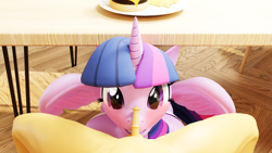 Size: 3840x2160 | Tagged: explicit, artist:pyp, twilight sparkle, alicorn, anthro, banned from derpibooru, boop, bottomless, breasts, burger, busty twilight sparkle, chair, child, clothes, complete nudity, dickboop, dining room, faceless male, female, food, french fries, hamburger, happy, happy sex, high res, horn, imminent blowjob, imported from twibooru, kneeling, looking at you, male, male pov, nose wrinkle, nudity, offscreen character, part of a set, partial nudity, penis, plantigrade anthro, plate, pov, sex, shotacon, sitting, size difference, small penis, smaller male, smiling, sniffing, straight, straight shota, table, twibooru original, twilight is a foal fiddler, under the table, wings