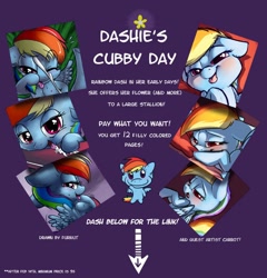 Size: 768x800 | Tagged: explicit, artist:furnut, rainbow dash, advertising, female, foalcon, g4, imported from derpibooru, limited preview