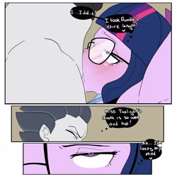 Size: 3000x3000 | Tagged: explicit, grimdark, artist:inuyuru, twilight sparkle, comic:taming the tutor, banned from derpibooru, bedroom eyes, blowjob, close-up, comic, commission, drool, equestria girls, eyes closed, female, glasses, heart eyes, high res, imported from twibooru, infidelity, male, mind control, nudity, oral, penis, rape, rumble, sci-twi, sex, shotacon, straight, straight shota, thought bubble, underage, wingding eyes