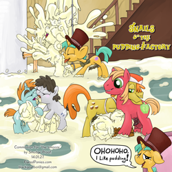 Size: 2000x2000 | Tagged: explicit, artist:smudge proof, apple bloom, scootaloo, sweetie belle, adultery, age difference, ambiguous penetration, big macintosh, bisexual, bisexual male, blowjob, carrot cake, colt, colt on colt, colt on filly, cosplay, cum eating, cutie mark crusaders, earth pony, female, filly, foal, foalcon, food, food fetish, g4, gay, gloop, hat, horsecock, imported from derpibooru, infidelity, kissing, male, no, nudity, oral, penetration, penis, ponified, pony, pudding, reverse foalcon, roald dahl, scootacake, sex, ship:scootamac, snails, snips, snowballing, spitroast, stallion, stallion on filly, straight, top hat, truffle shuffle, trufflebloom, unicorn, wat, why, willy wonka, willy wonka and the chocolate factory