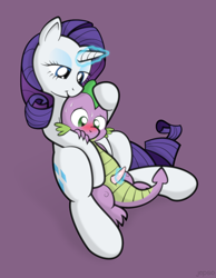 Size: 933x1200 | Tagged: explicit, artist:jepso, rarity, spike, bad touch, bedroom eyes, blushing, cuddling, dragon, duo, duo male and female, embarrassed, erection, female, foalcon, g4, horn, hug, imported from derpibooru, interspecies, magic, magic abuse, magicjob, male, molestation, nervous, nudity, penis, pony, reasonably sized genitals, reasonably sized penis, ship:sparity, shipping, snuggling, straight, straight shota, sweat, unicorn, wide eyes, wingless spike
