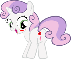 Size: 9600x8000 | Tagged: explicit, grimdark, grotesque, sweetie belle, 1000 hours in ms paint, absurd resolution, anal bleeding, anus, artist needed, blood, creampie, cum, female, filly, foal, foalcon, g4, happy, implied straight, imported from derpibooru, ms paint, nudity, pony, simple background, solo, solo female, unicorn, vagina, wat, white background