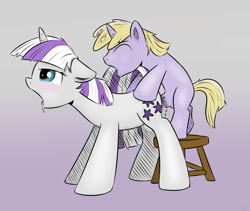 Size: 900x759 | Tagged: explicit, artist:rainbow-dosh, artist:xioade, blushing, colt, crack shipping, creampie, cum, cumming, dinky hooves, doggy style, drool, eyes closed, female, floppy ears, foal, foalcon, from behind, g4, imported from derpibooru, infidelity, male, messy mane, nudity, open mouth, penis, rule 63, sex, ship:dinkyvelvet, stool, straight, straight shota, tongue out, twerpy hooves, twilight velvet, vaginal secretions