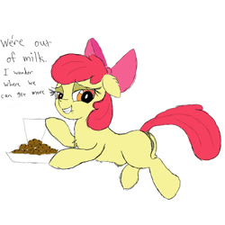 Size: 1750x1750 | Tagged: explicit, artist:frikdikulous, apple bloom, anatomically correct, anus, butt, colored, cookie, crotchboobs, earth pony, female, filly, foal, foalcon, g4, imported from derpibooru, nipples, nudity, plot, pony, sketch, solo, solo female, vagina, vulva