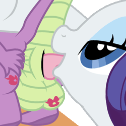 Size: 500x500 | Tagged: explicit, artist:blargsnarf, rarity, spike, age difference, analingus, analingus on male, animated, anus, balls, cropped, dragon, female, female on male, female on male analingus, fetish, foalcon, g4, gif, goatse, imported from derpibooru, kiss mark, licking, lipstick, lipstick fetish, lipstick on balls, lipstick on butt, male, mare, nudity, oral, pony, sex, ship:sparity, shipping, show accurate, show accurate porn, spray, straight, tf2 spray, tongue out, unicorn, wat, wingless spike